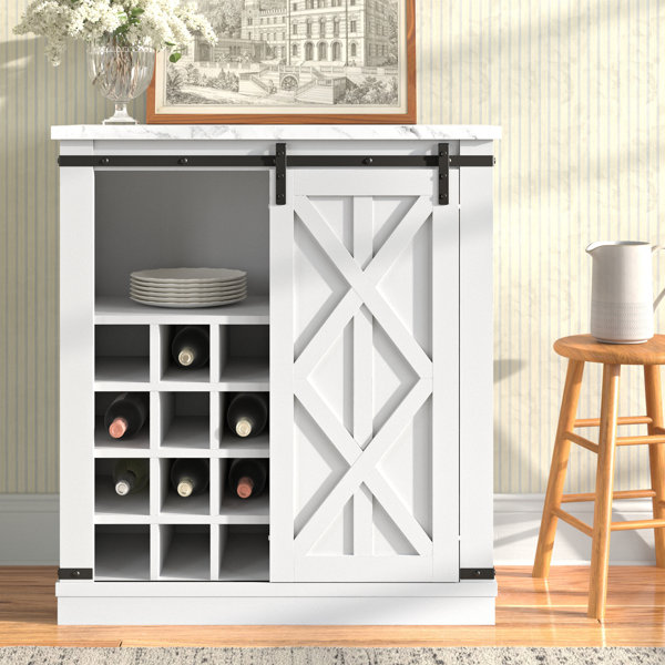 Binns wine bar outlet cabinet